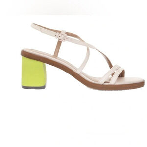 Della Terra Cassia Brazilian Strappy Lime Green Heel Shoes